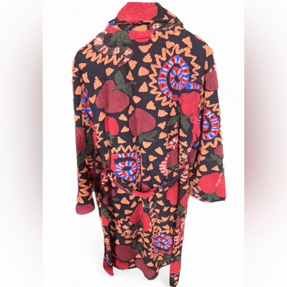 Farm Rio - women’s fluffy knee length jacket - Picture 5 of 5